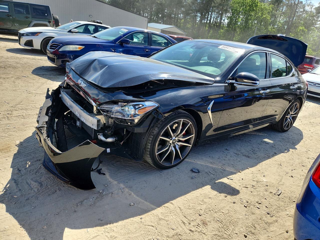 2020 Genesis G70 Sport, VIN KMTG24LA3LU064326 — Front end
