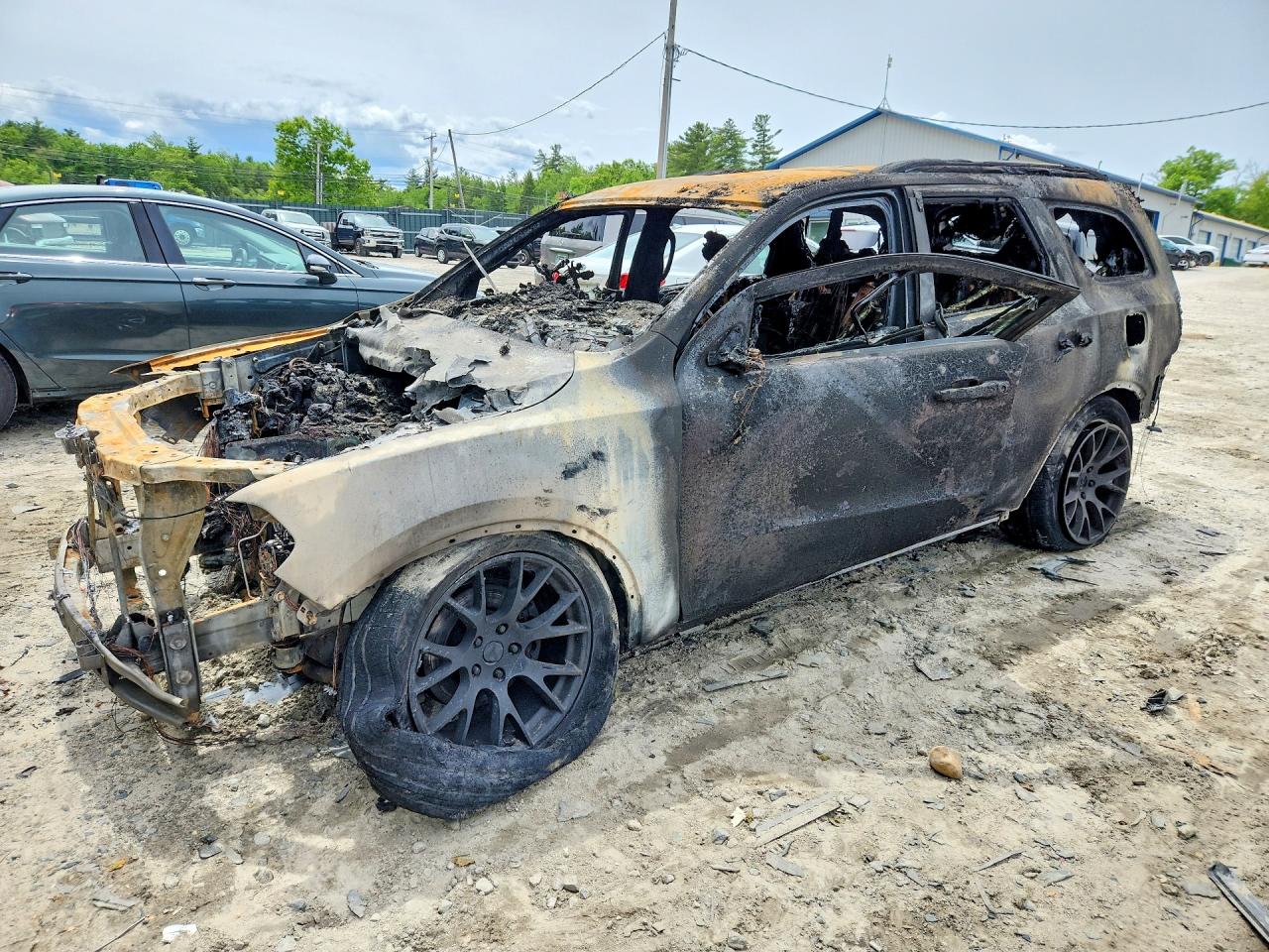 2016 Dodge Durango Limited, VIN 1C4RDJDG4GC340981 — Interior fire