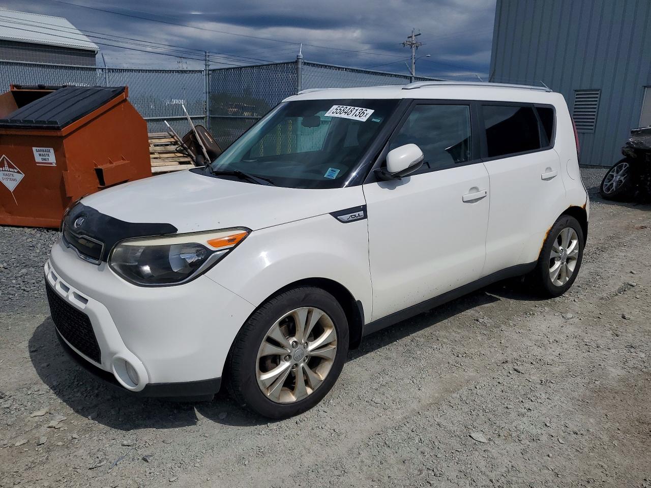 2014 Kia Soul +, VIN KNDJP3A54E7038034 — Rear end