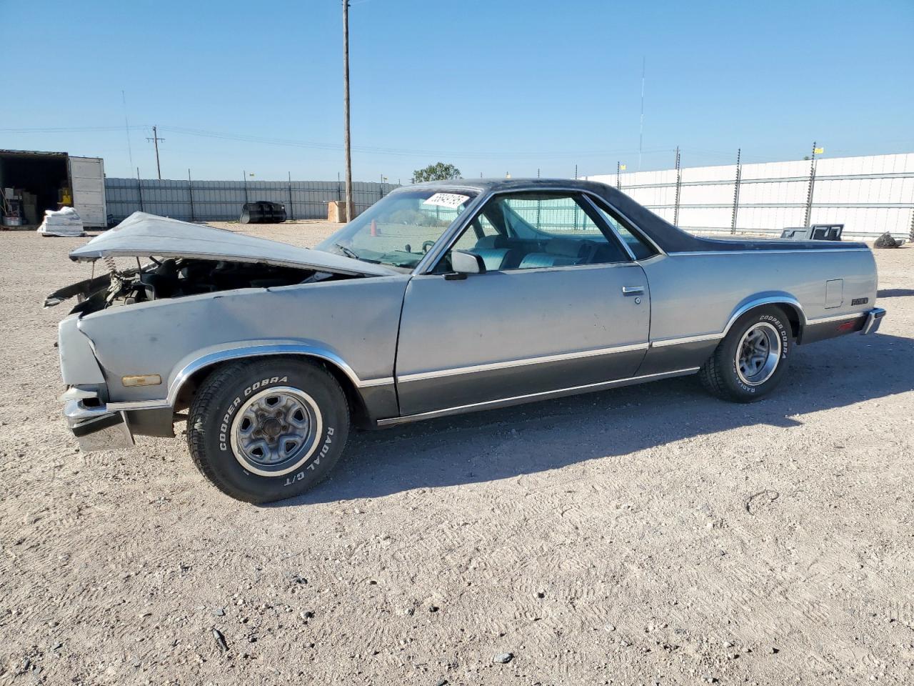 1987 Chevrolet El Camino, VIN 3GCCW80H7HS905291 — Front end