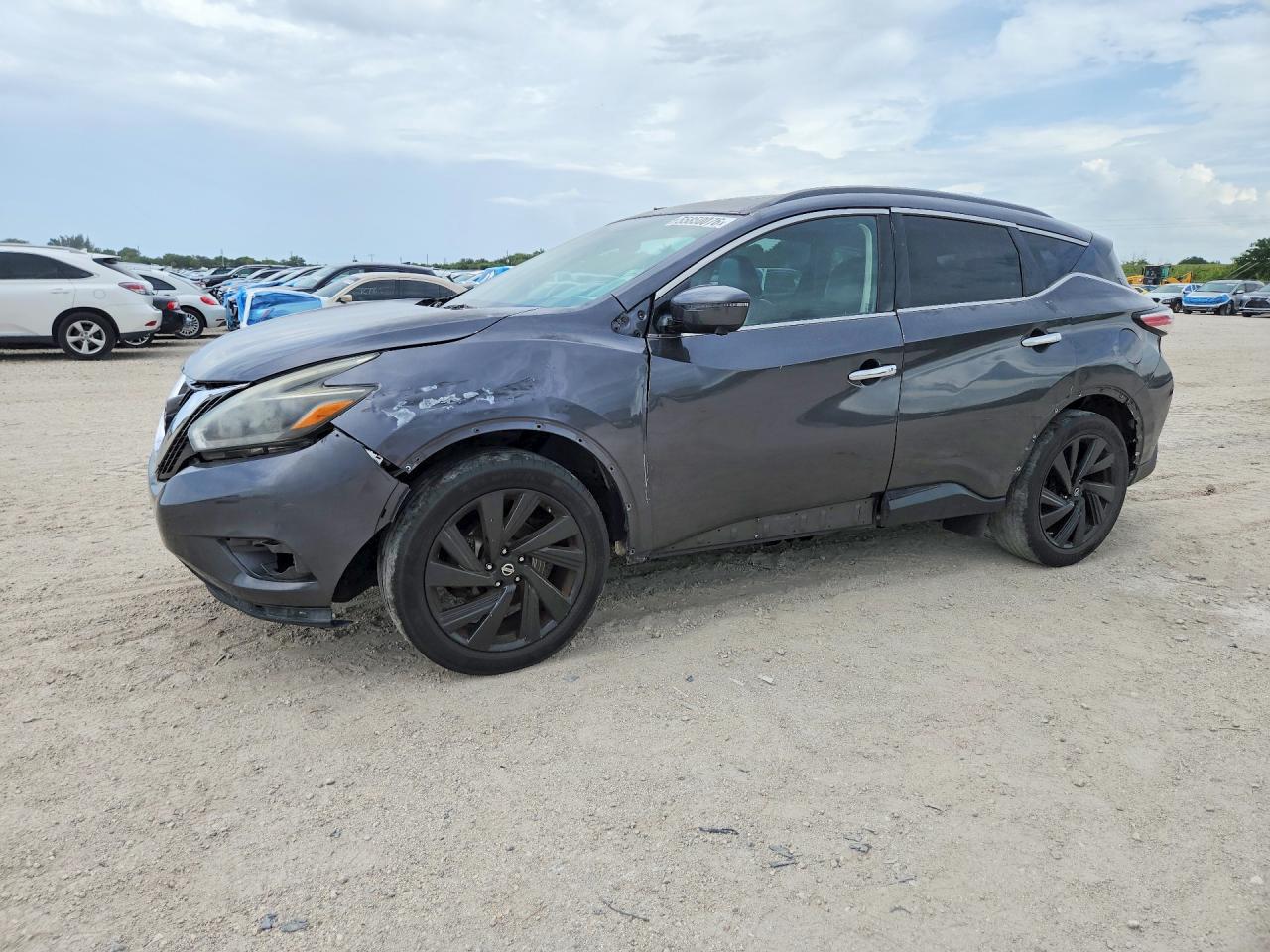 2016 Nissan Murano S, VIN 5N1AZ2MG3GN118498 — Front end