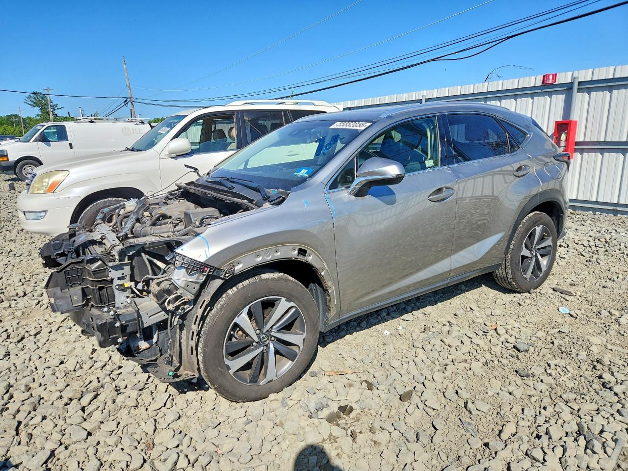 2018 Lexus NX 300 F Sport, VIN JTJBARBZ6J2154527 — Front end