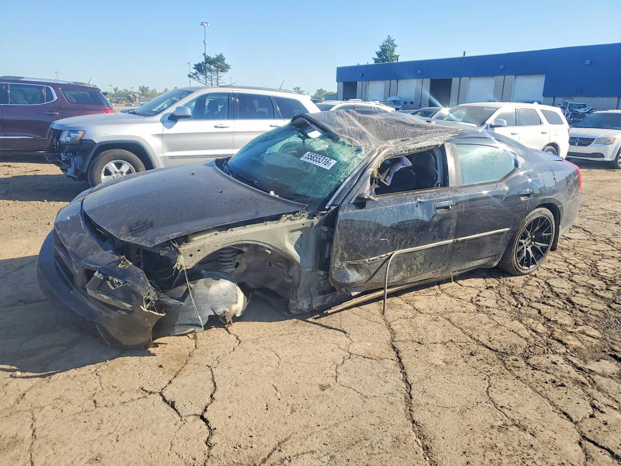 2009 Dodge Charger R/T, VIN 2B3LA53T59H575721 — Опрокидывание