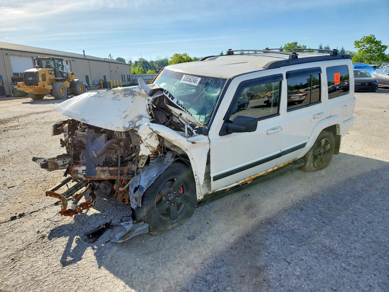 2008 Jeep Commander Sport, VIN 1J8HG48KX8C199699 — Front end