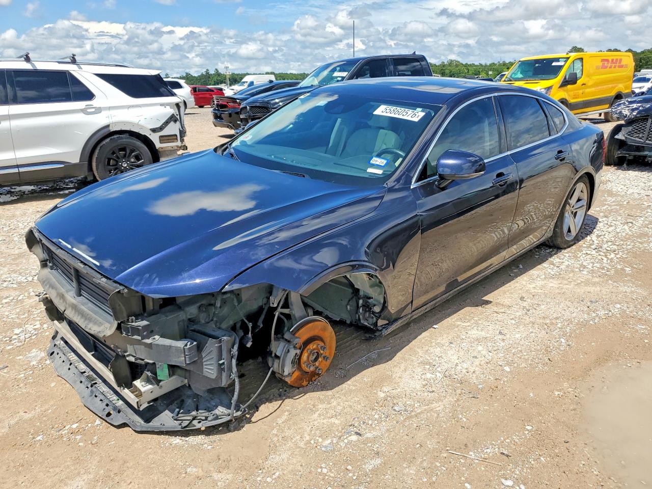 2017 Volvo S90 Momentum, VIN YV1102AK7H1006359 — Undercarriage