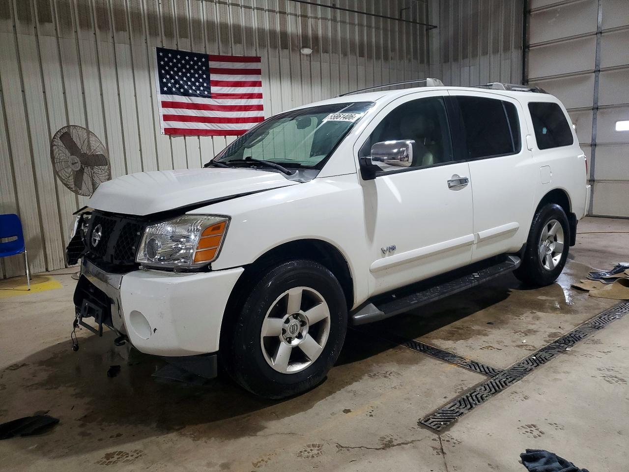 2007 Nissan Armada SE, VIN 5N1AA08C57N701383 — Front end