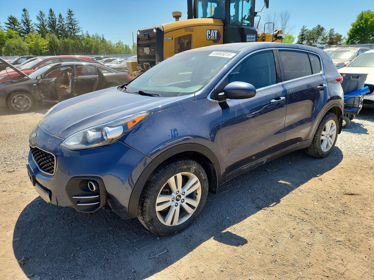 2018 Kia Sportage LX, VIN KNDPM3AC3J7342161 — Перед
