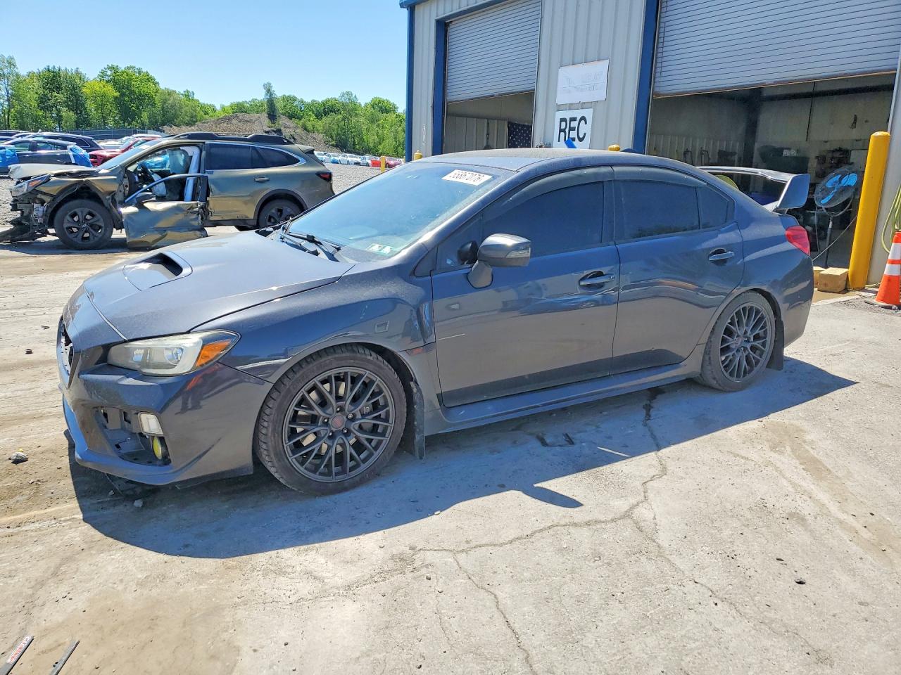 2015 Subaru WRX STI, VIN JF1VA2P68F9802220 — Front end