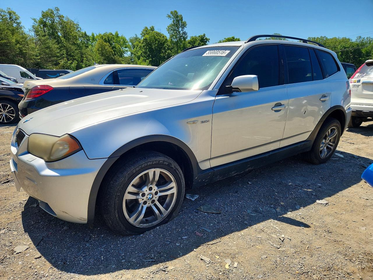 2006 BMW X3 3.0i, VIN WBXPA93466WD24662 — Minor dents and scratches