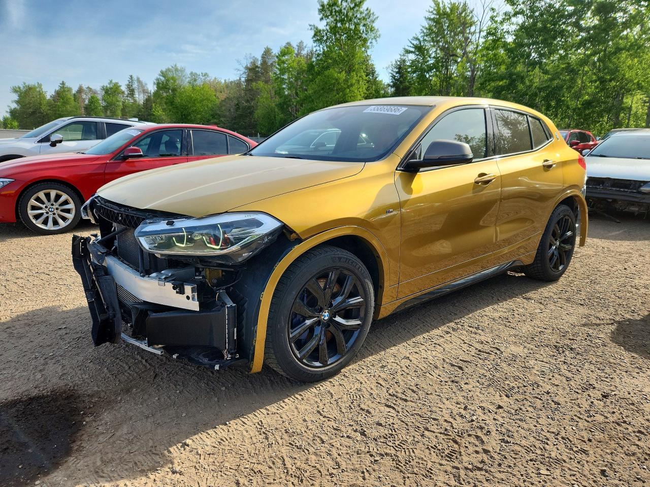 2019 BMW X2 M35i, VIN WBXYN1C57KES55027 — Перед