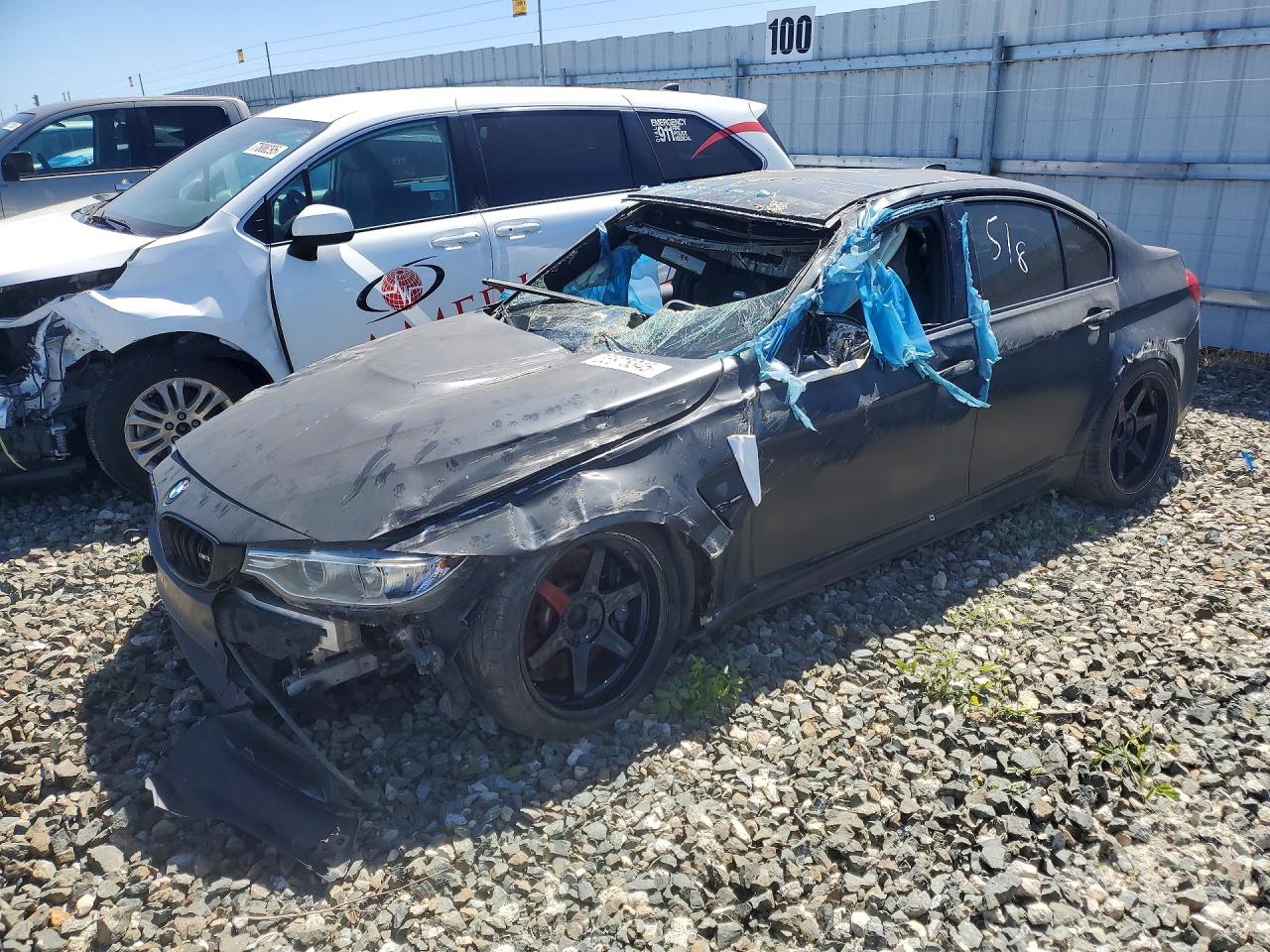2016 BMW M3, VIN WBS8M9C51G5E68380 — Rollover
