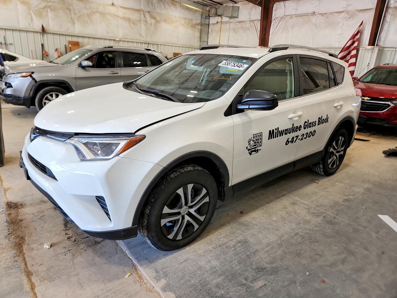 2018 Toyota RAV4 LE, VIN JTMBFREV6JJ232730 — Rear end