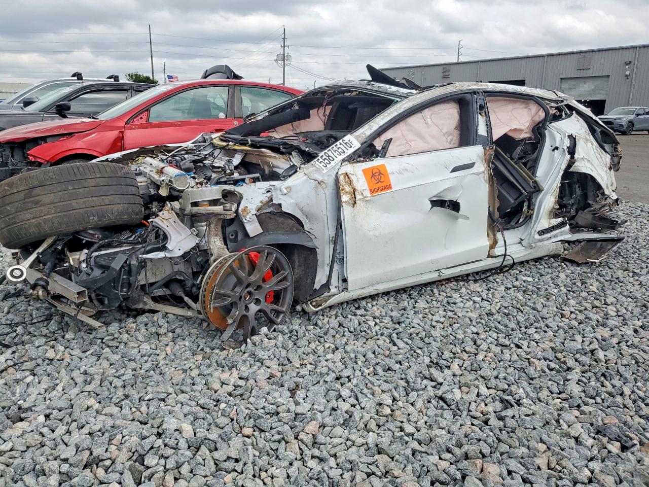 2023 Tesla Model S Plaid, VIN 5YJSA1E64PF517712 — Rollover