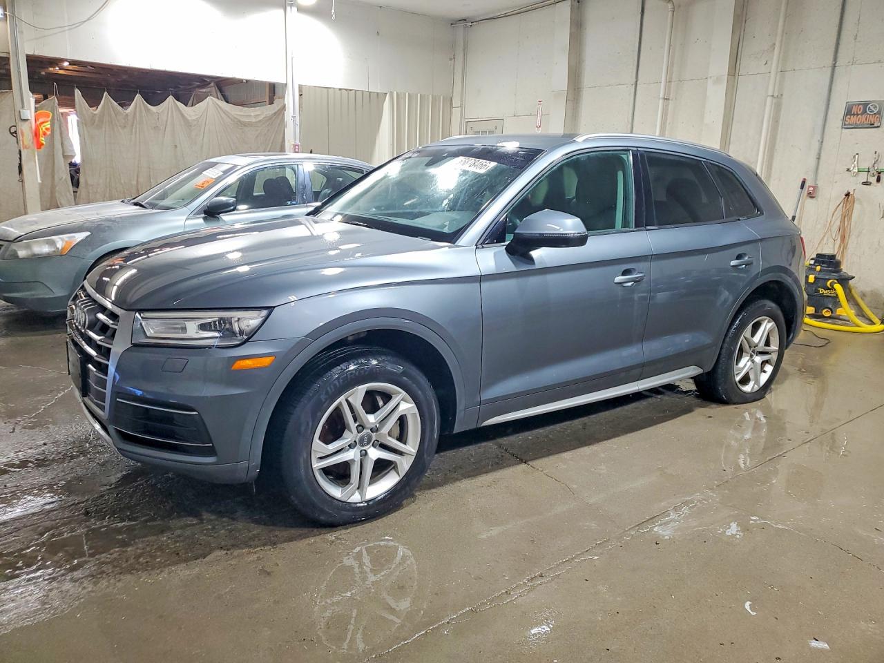 2018 Audi Q5 Premium, VIN WA1ANAFY2J2150443 — Undercarriage