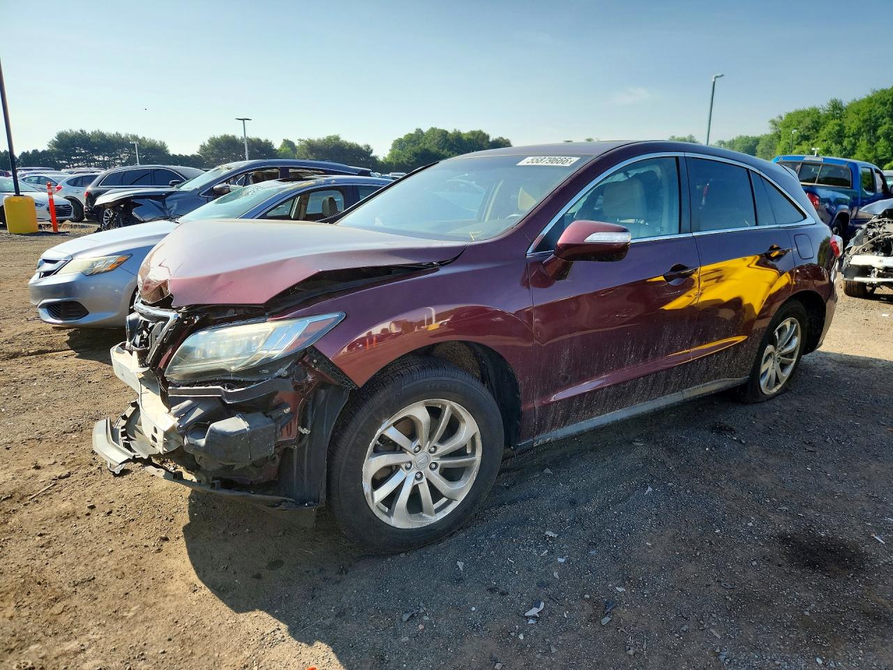 2017 Acura RDX, VIN 5J8TB4H34HL030899 — Front end