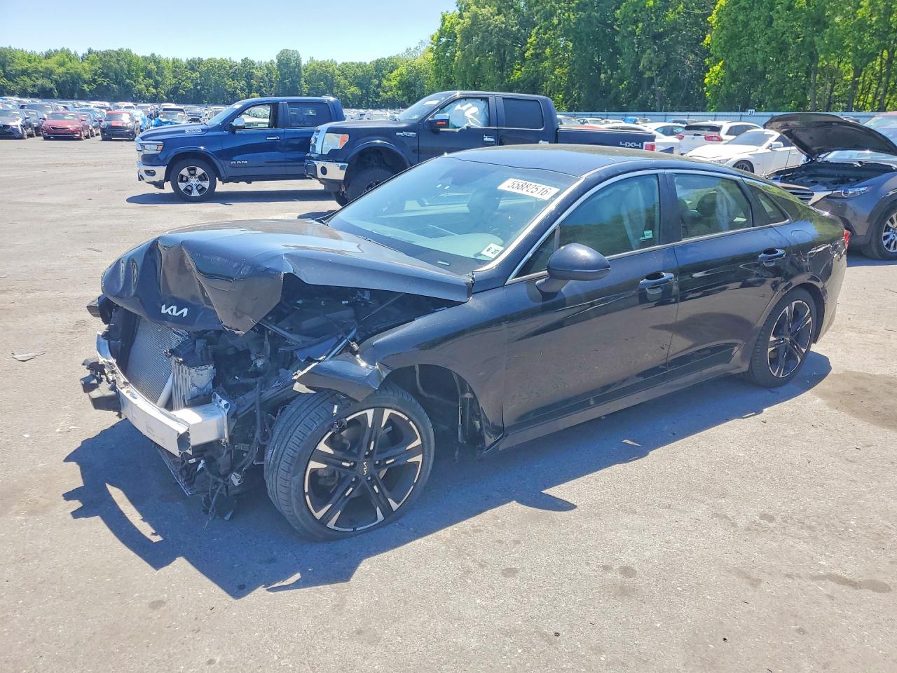 2022 Kia K5 GT-Line, VIN 5XXG64J27NG160984 — Front end