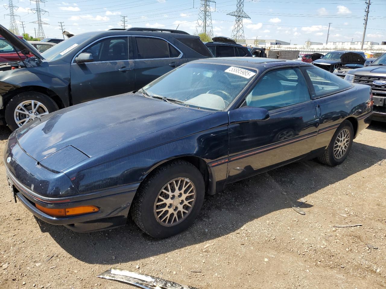 1989 Ford Probe, VIN 1ZVBT21C9K5202343 — Minor dents and scratches