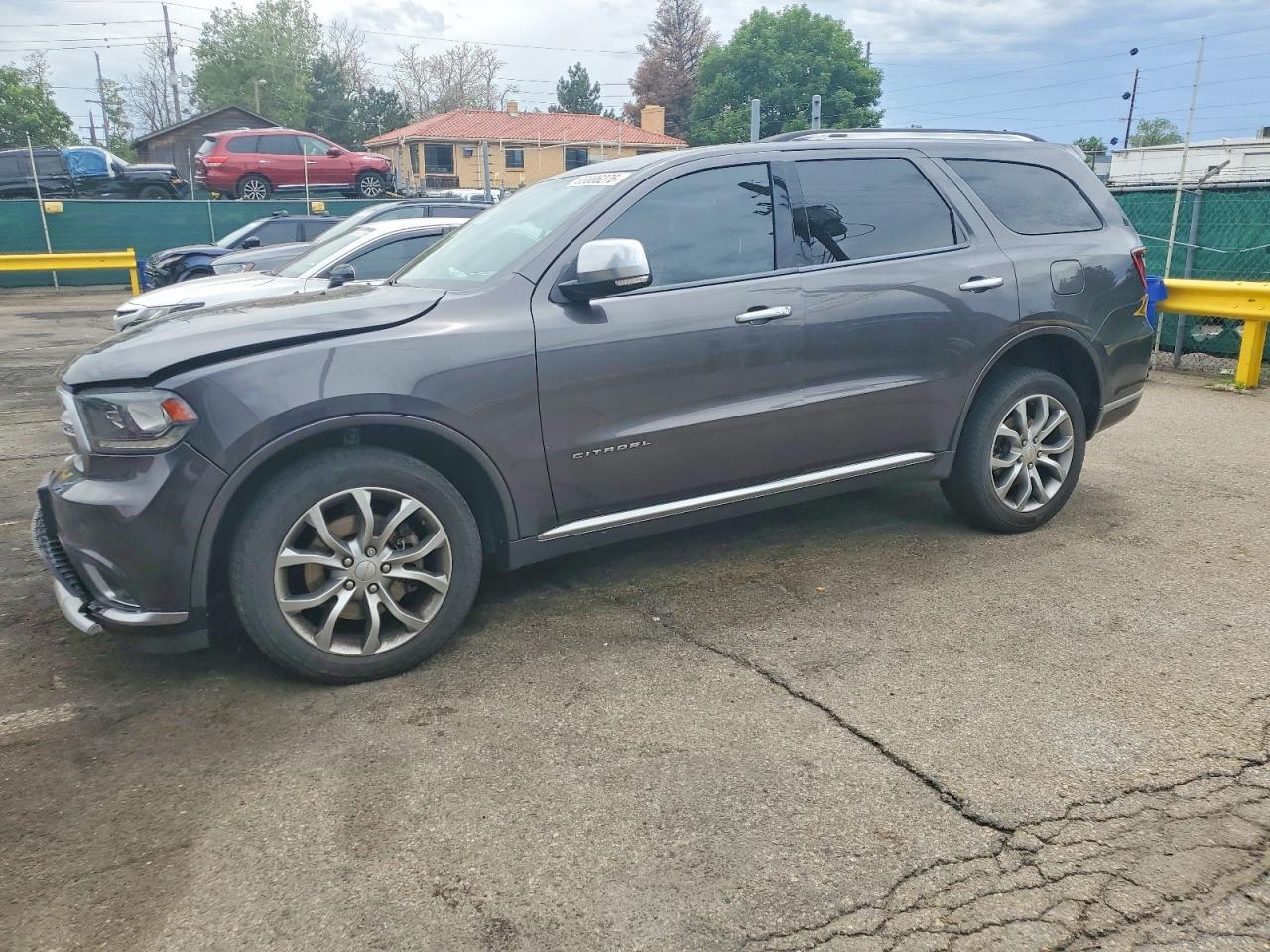2016 Dodge Durango Citadel Anodized Platinum, VIN 1C4RDJEG2GC423114 — Front end