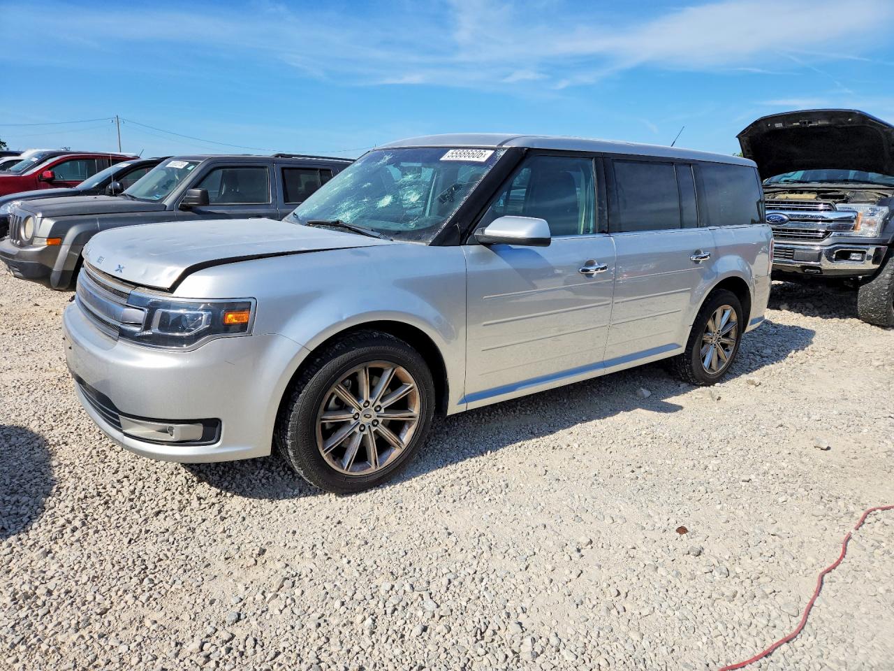 2019 Ford Flex Limited, VIN 2FMHK6D83KBA06193 — Hail