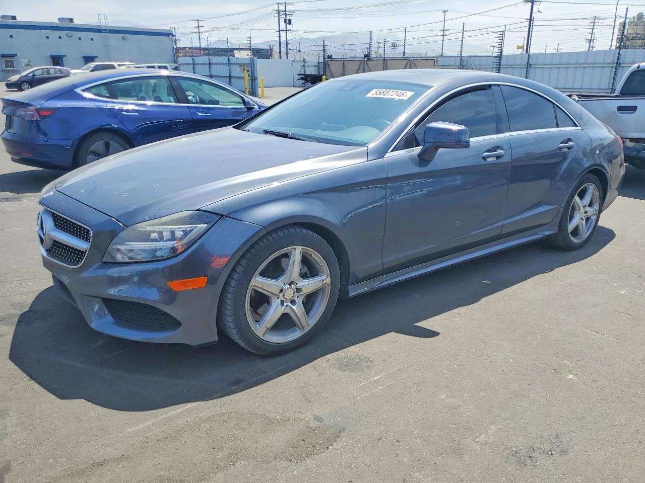 2015 Mercedes-Benz CLS 400, VIN WDDLJ6FB9FA145925 — Front end