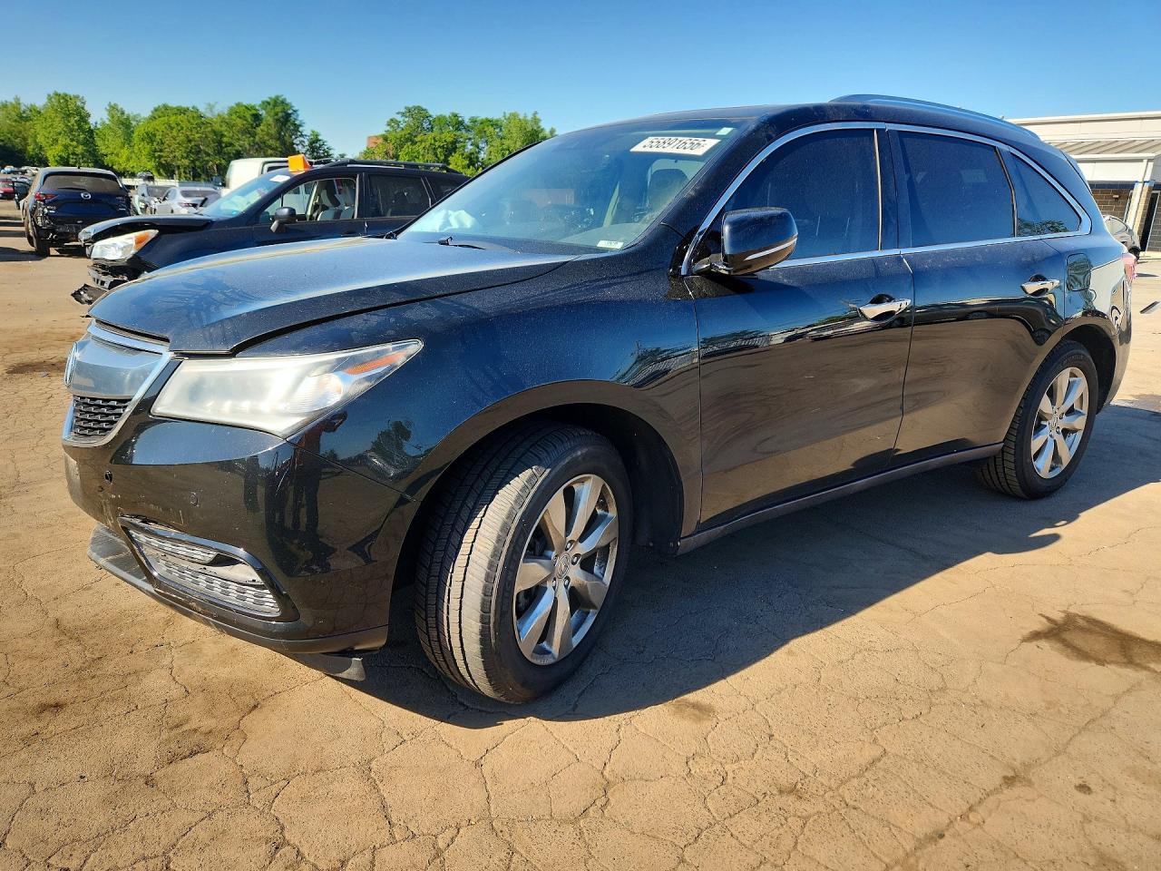 2016 Acura MDX Advance, VIN 5FRYD4H96GB026307 — Undercarriage