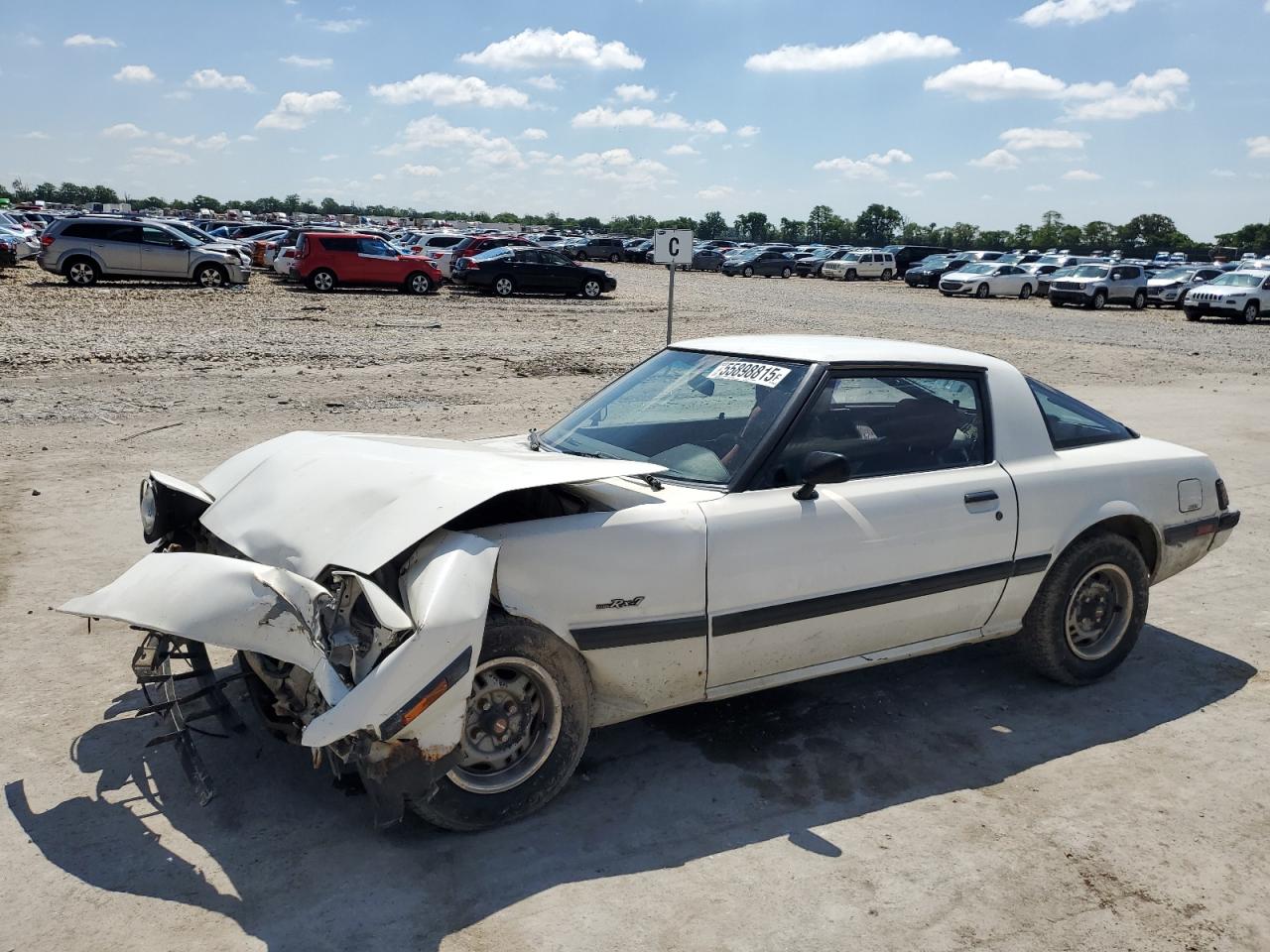 1985 Mazda RX-7 GS, VIN JM1FB3316F0883167 — Front end