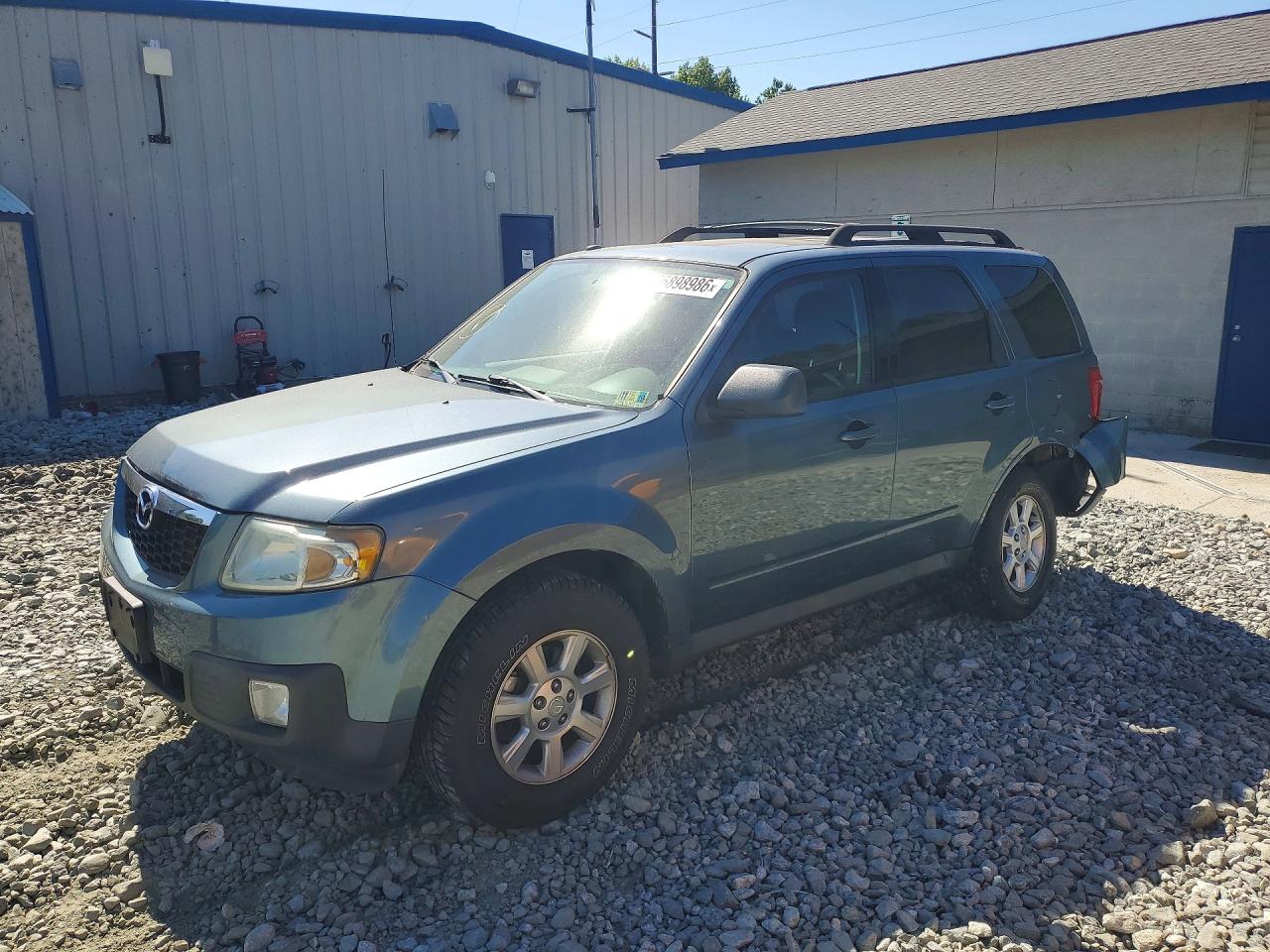 2011 Mazda Tribute Grand Touring, VIN 4F2CY9GG1BKM02498 — Rear end