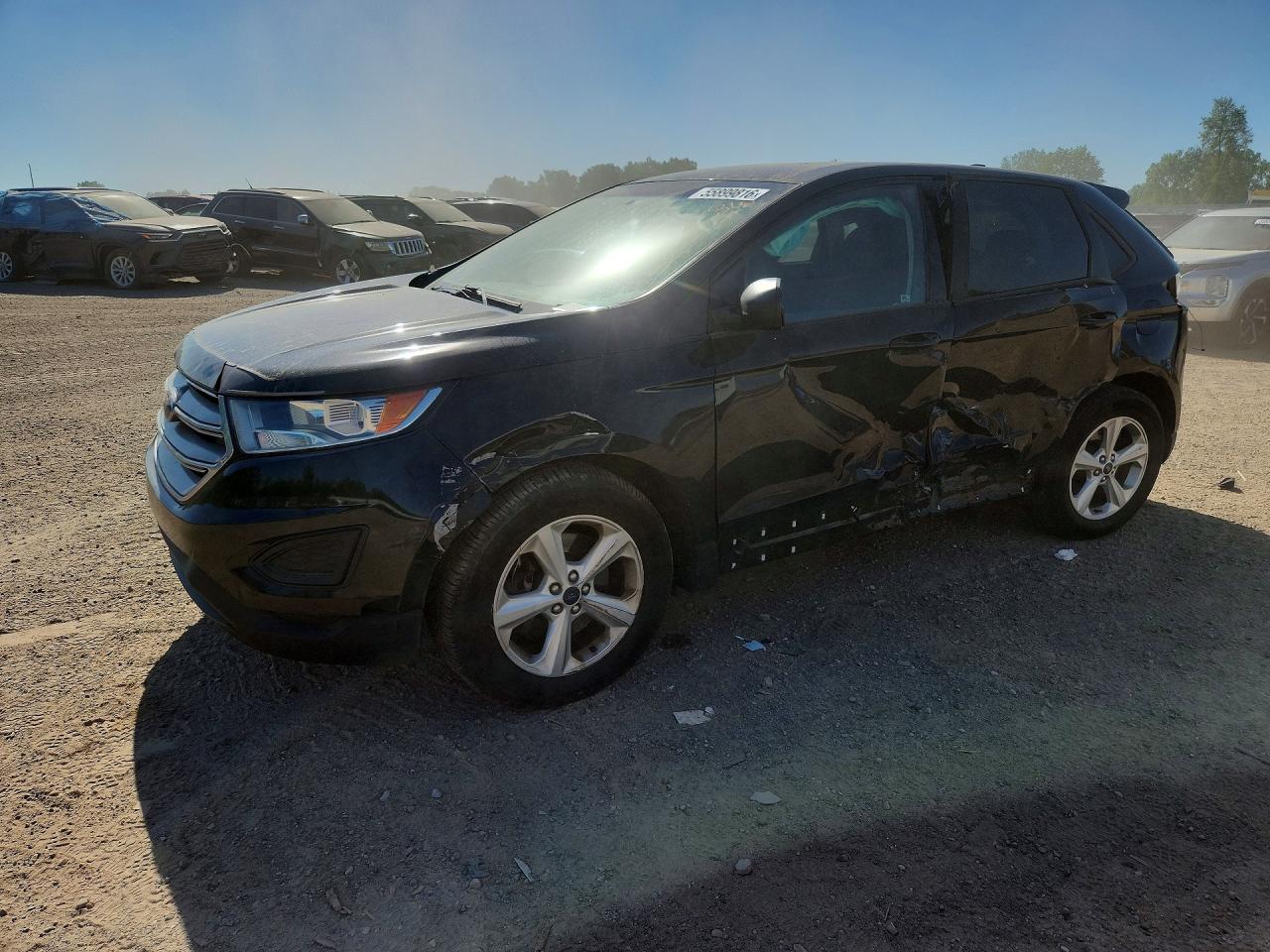 2017 Ford Edge SE, VIN 2FMPK4G92HBC56408 — Side