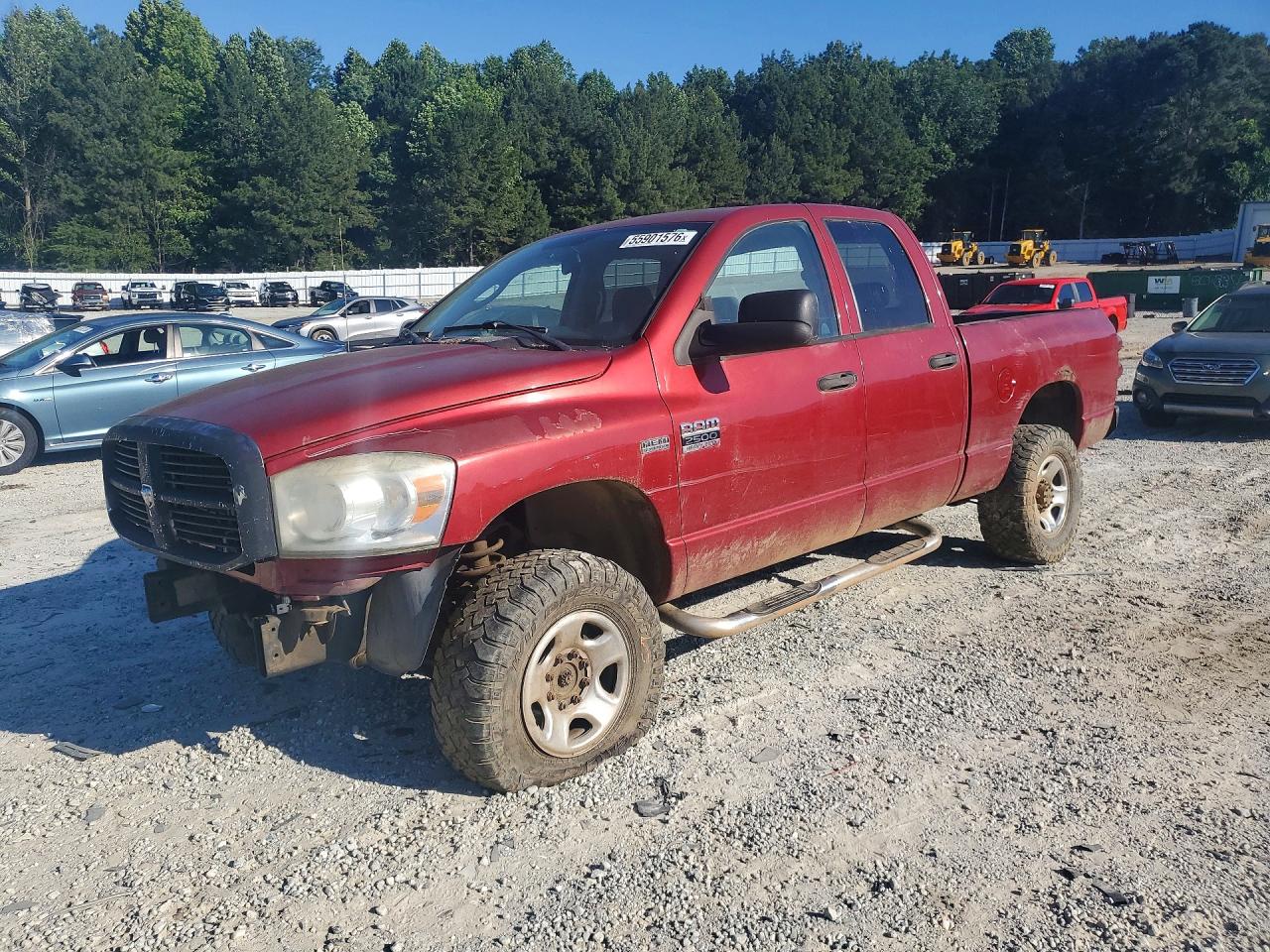 2007 Dodge 2500 SLT, VIN 1D7KS28D57J597324 — Front end