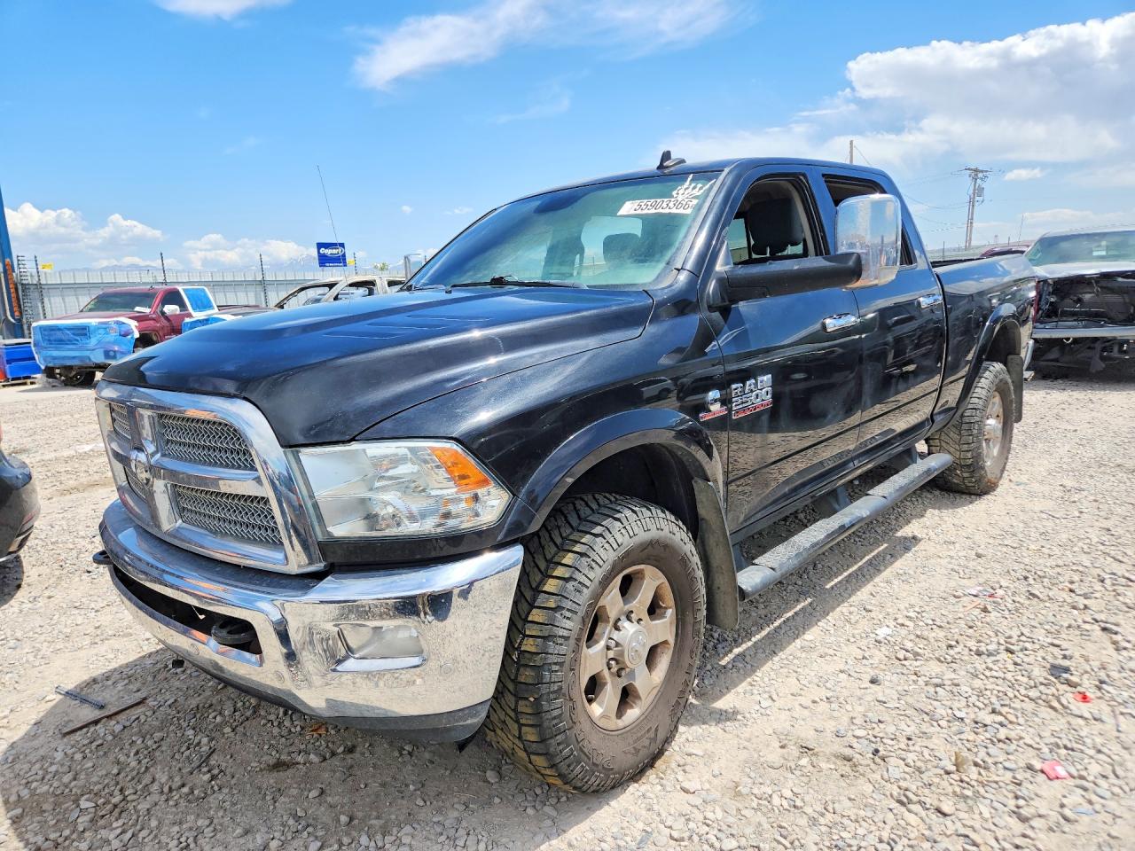 2018 Ram 2500 SLT, VIN 3C6UR5DL5JG170755 — Interior fire