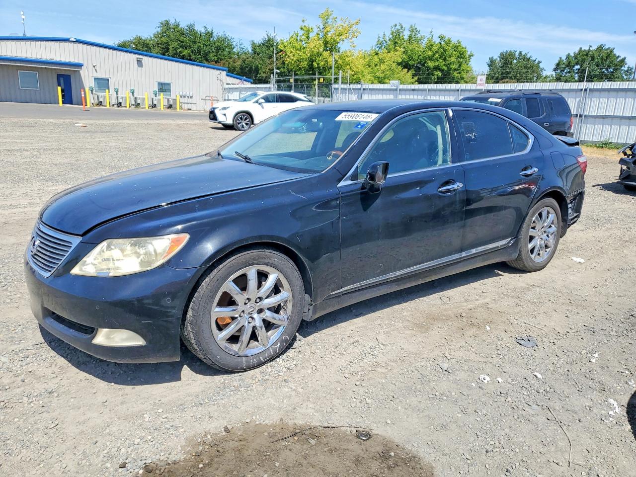 2007 Lexus LS 460, VIN JTHBL46F675051579 — Rear end