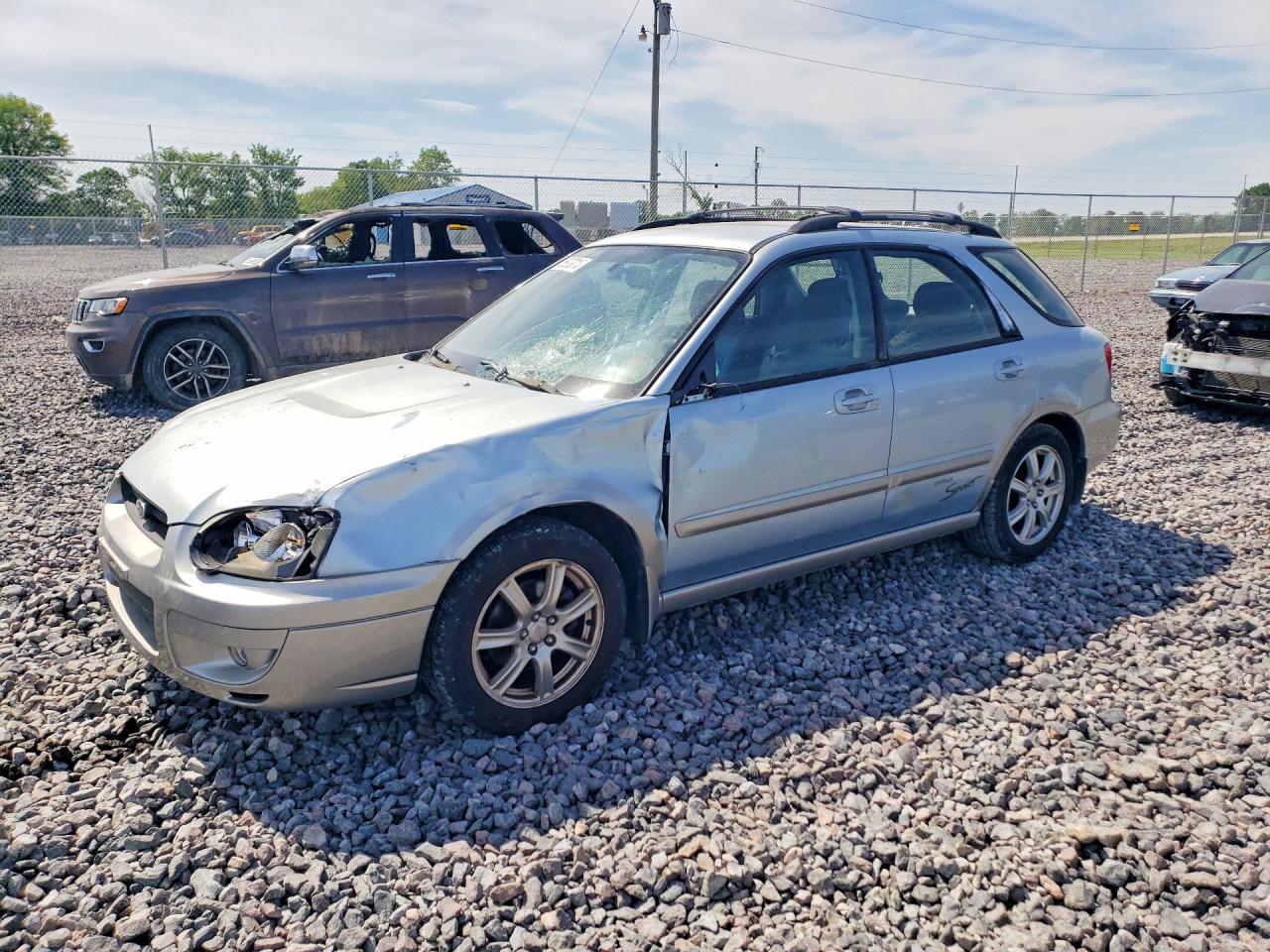 2005 Subaru Impreza Outback, VIN JF1GG68575H818403 — Front end
