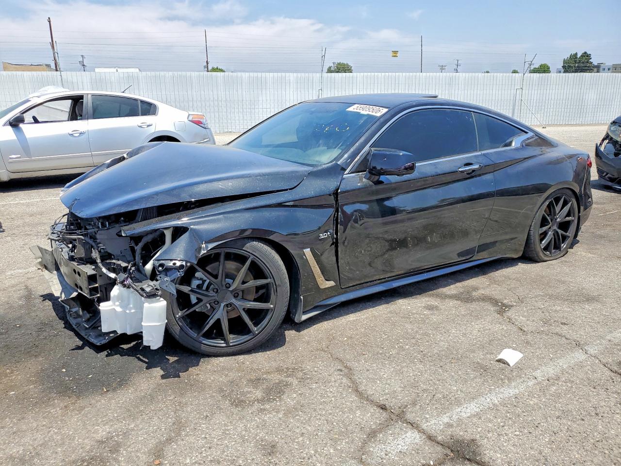 2020 Infiniti Q60 Luxe, VIN JN1EV7EK3LM340348 — Перед