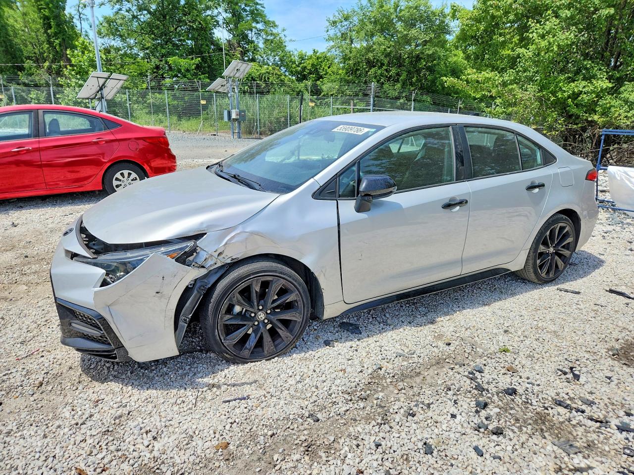2021 Toyota Corolla Nightshade, VIN 5YFS4MCEXMP072458 — Front end