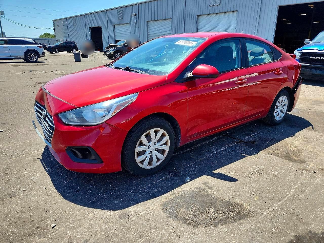 2021 Hyundai Accent SE, VIN 3KPC24A64ME138932 — Rear end
