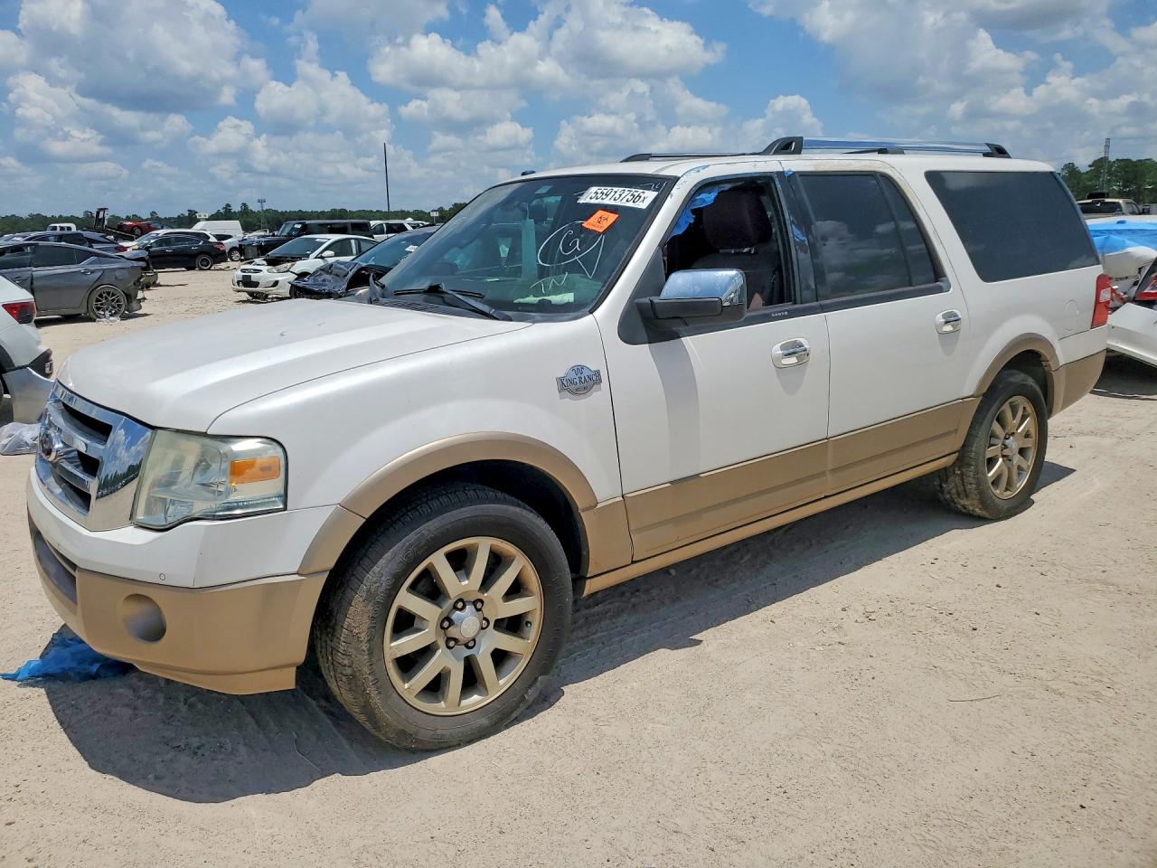 2014 Ford Expedition Max XLT, VIN 1FMJK1H56EEF44142 — Water / flood