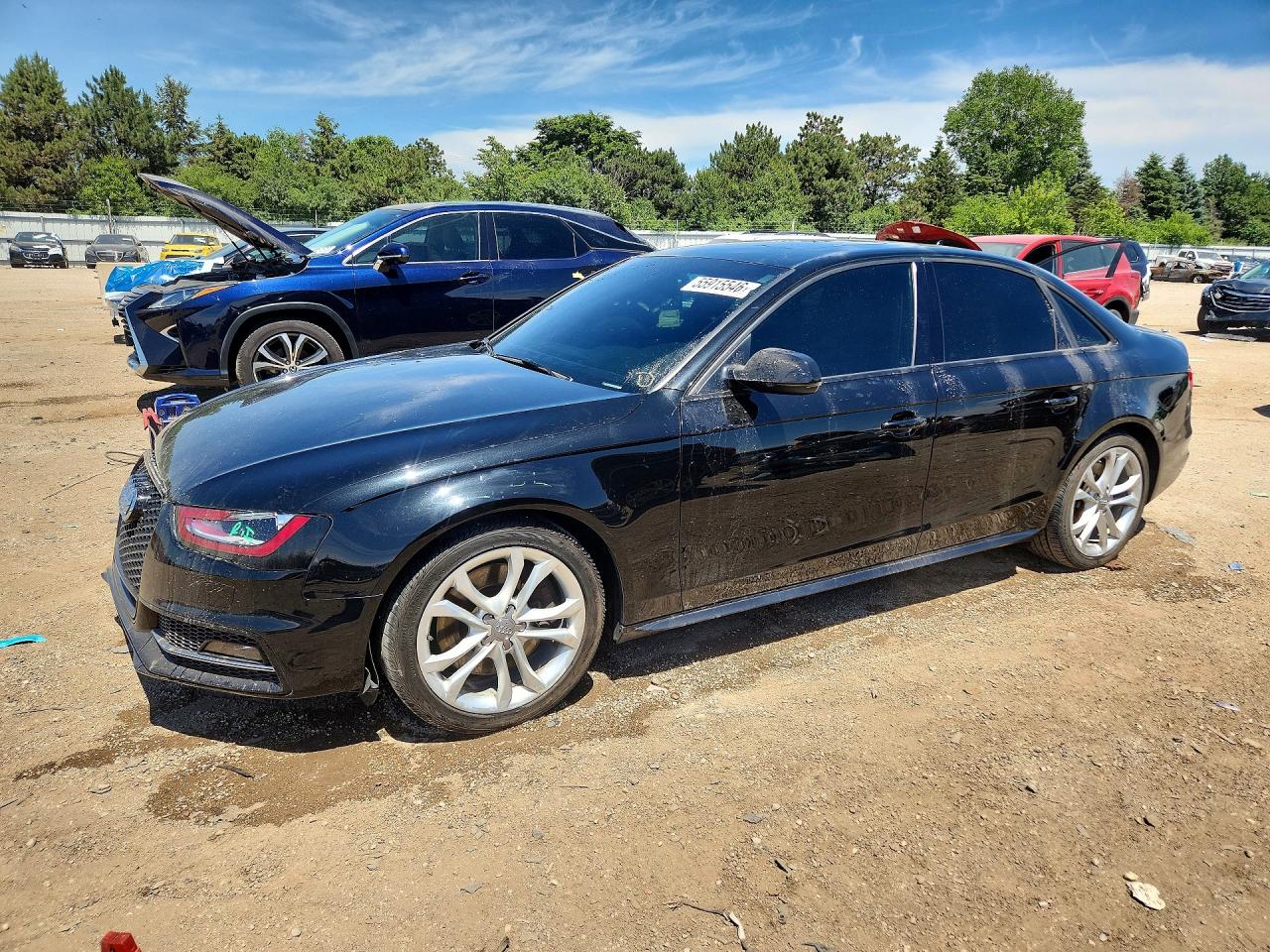 2015 Audi S4 Premium Plus, VIN WAUBGAFL1FA089167 — Фото с аукциона 1 of 4