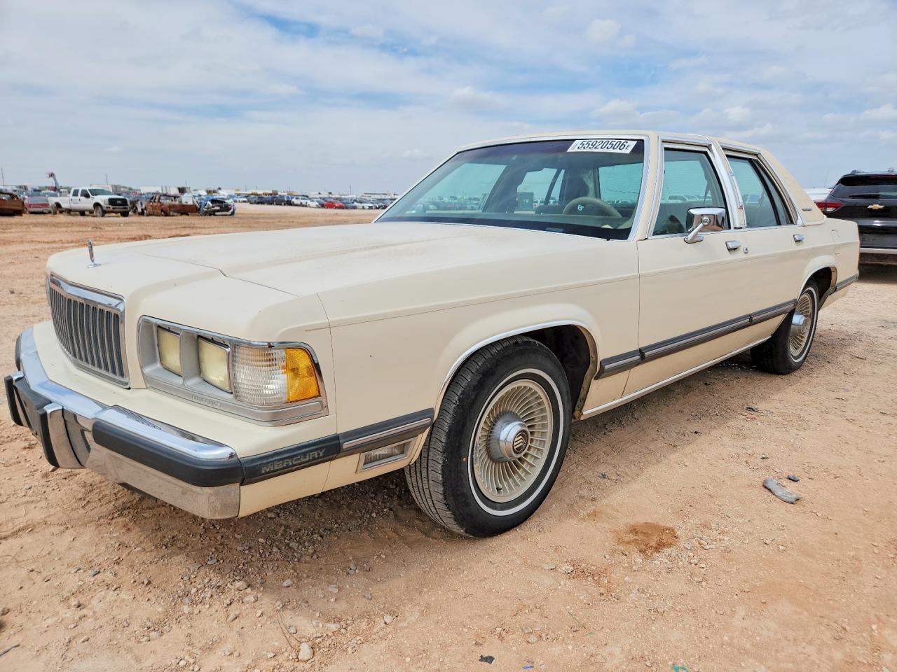 1991 Mercury Grand Marquis, VIN 2MECM75FXMX653853 — Minor dents and scratches