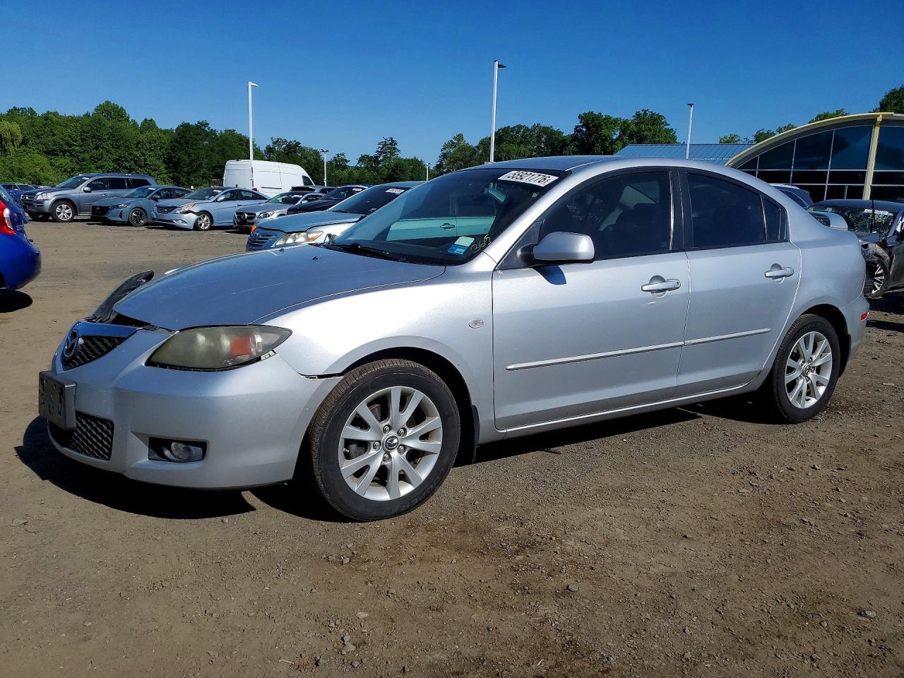 2007 Mazda 3 i Touring, VIN JM1BK32FX71755120 — Front end