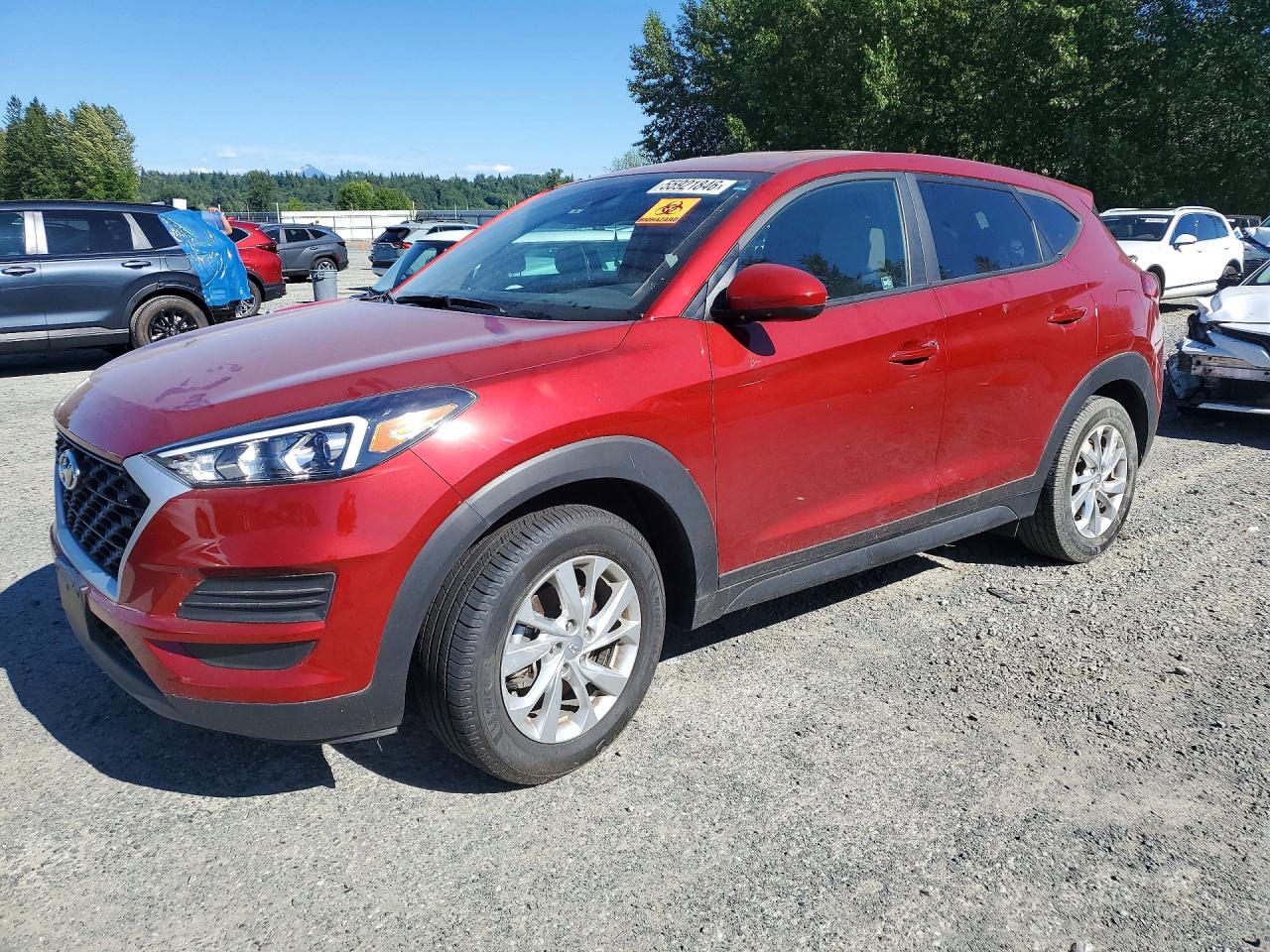 2021 Hyundai Tucson SE, VIN KM8J23A47MU403839 — Vandalism