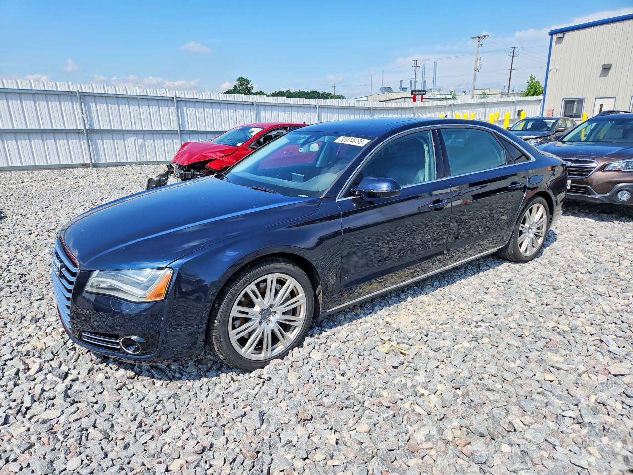 2014 Audi A8 4.0T, VIN WAUR2AFD8EN003222 — Hail