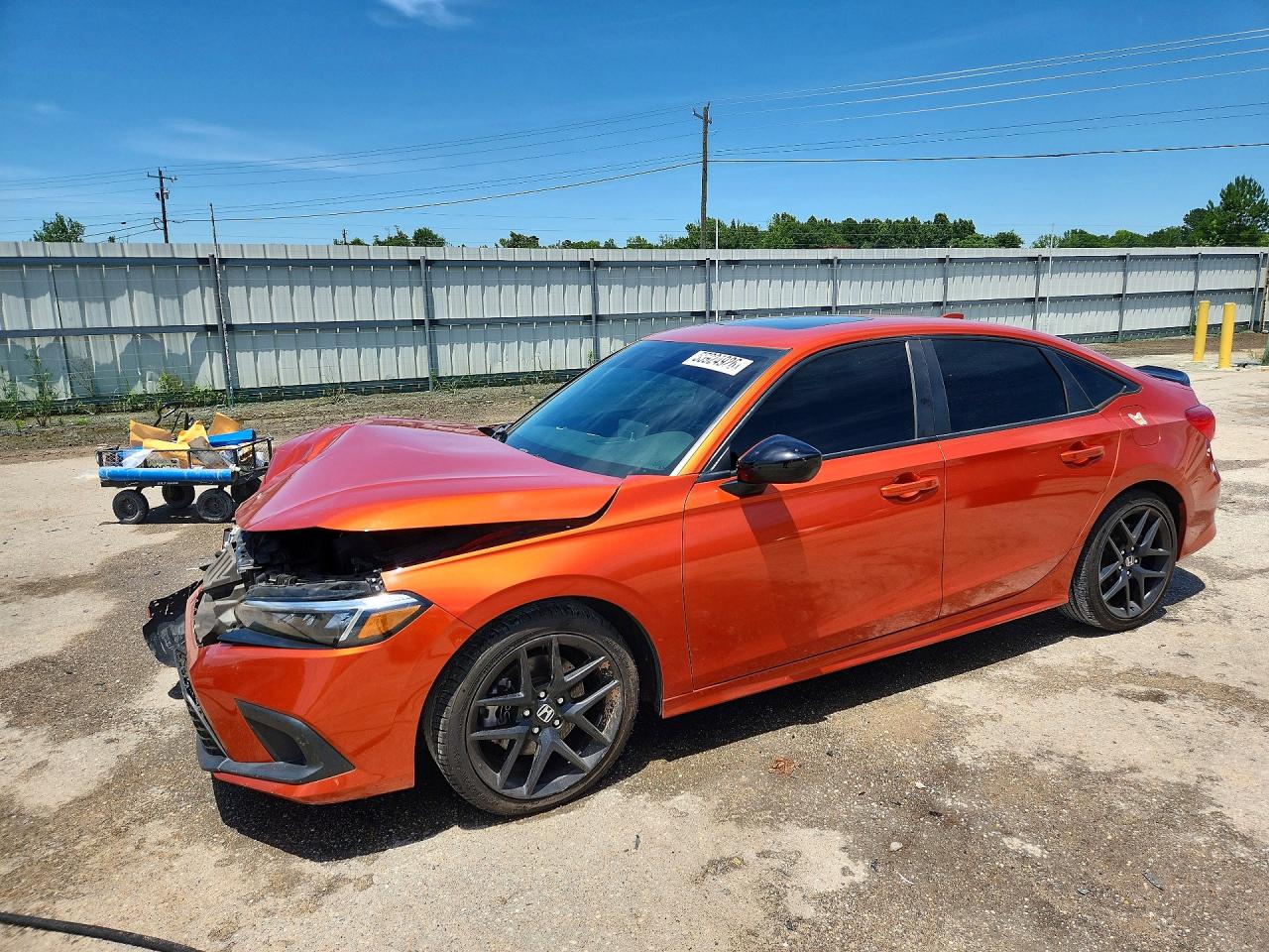 2022 Honda Civic Si, VIN 2HGFE1E55NH473841 — Front end