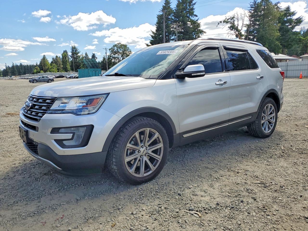 2017 Ford Explorer Limited, VIN 1FM5K8F87HGC38440 — Rear end