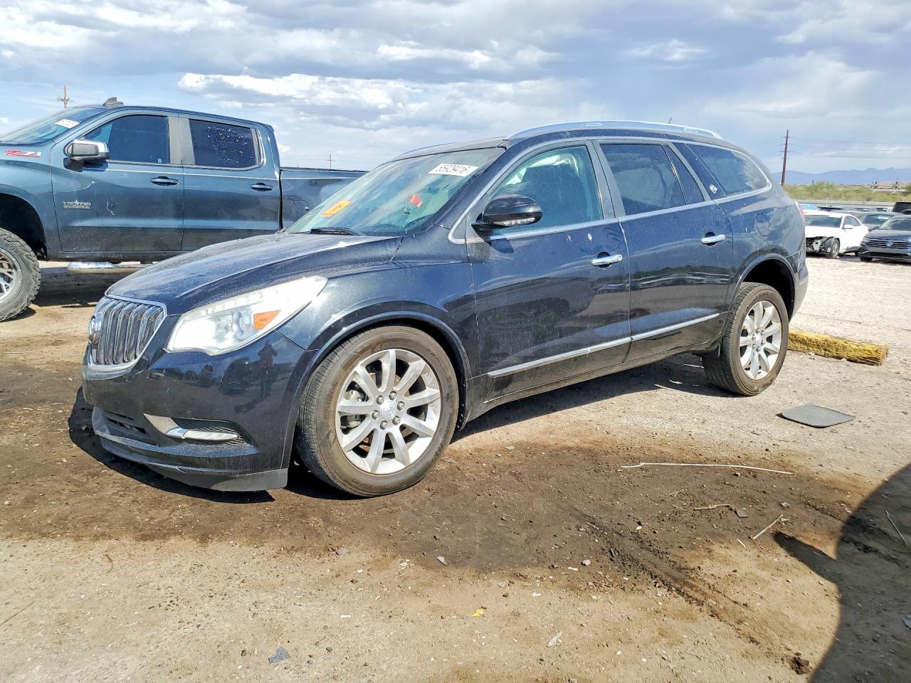2014 Buick Enclave Premium, VIN 5GAKVCKD4EJ352030 — Undercarriage