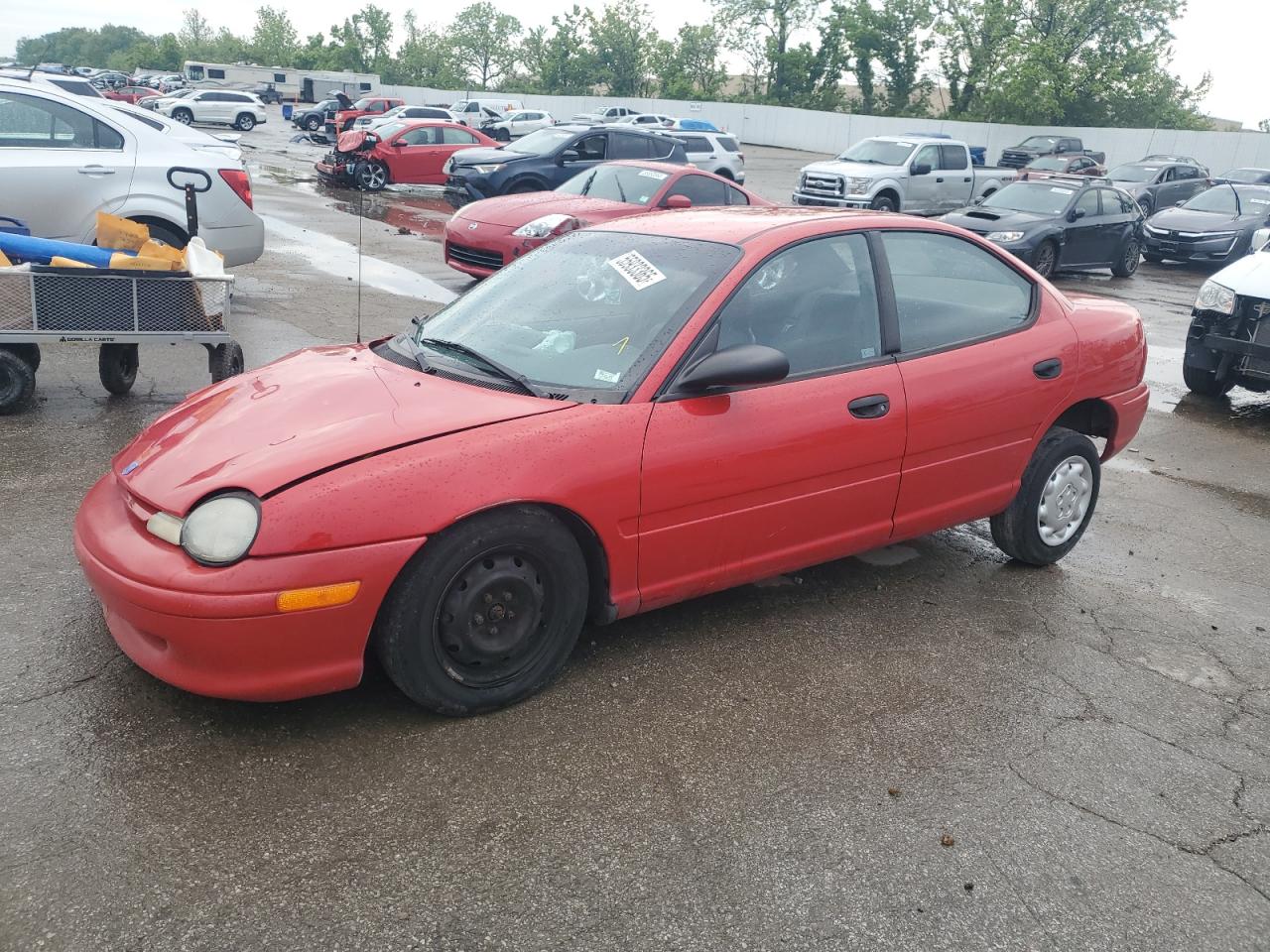 1997 Dodge Neon, VIN 1B3ES27C3VD258753 — Front end