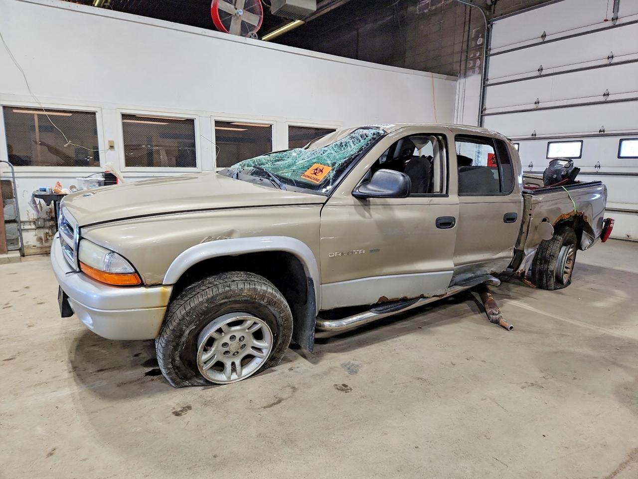 2002 Dodge Dakota SLT, VIN 1B7HG48N52S657762 — Крыша