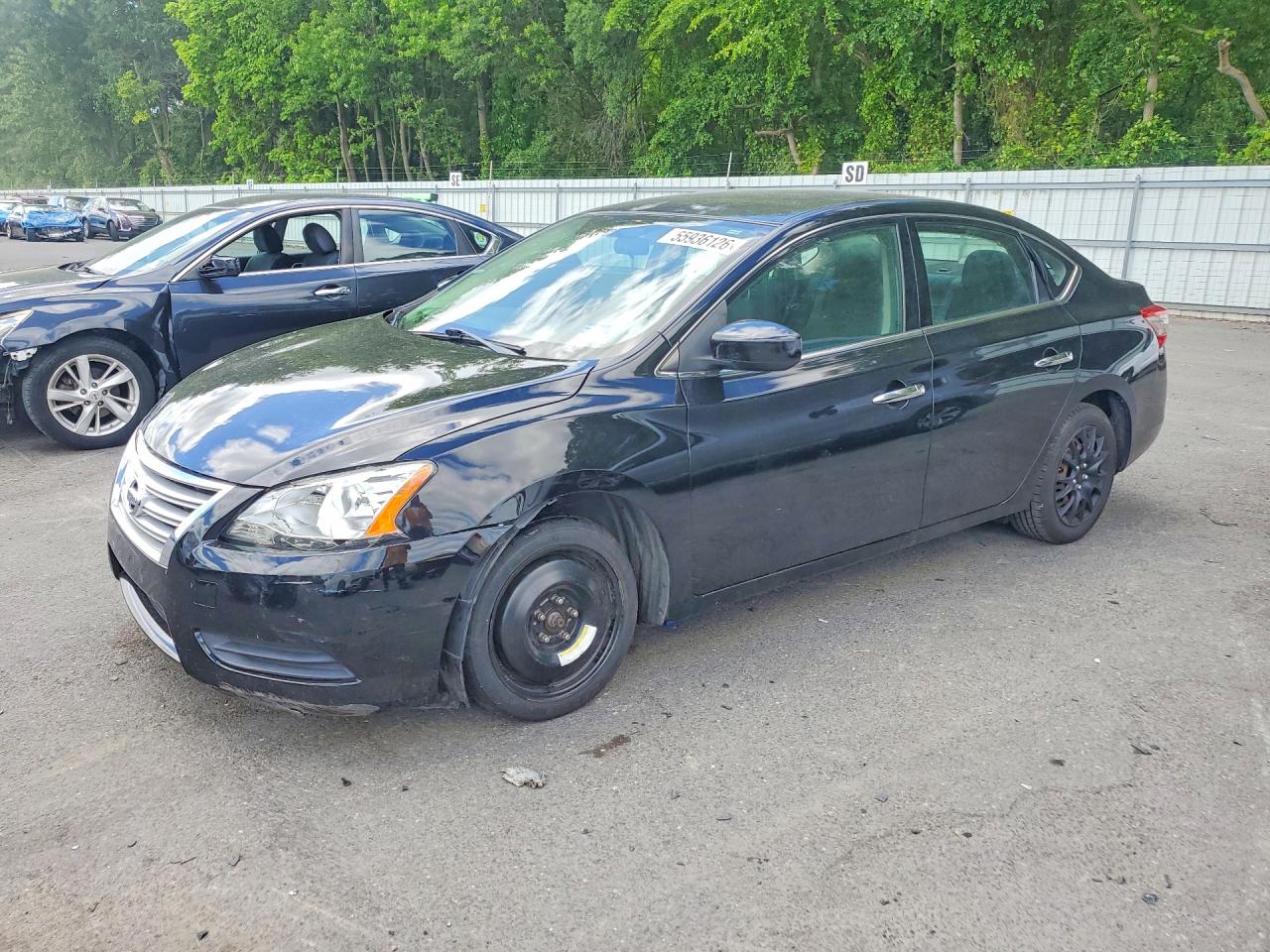 2015 Nissan Sentra SR, VIN 3N1AB7AP0FY367906 — Front end