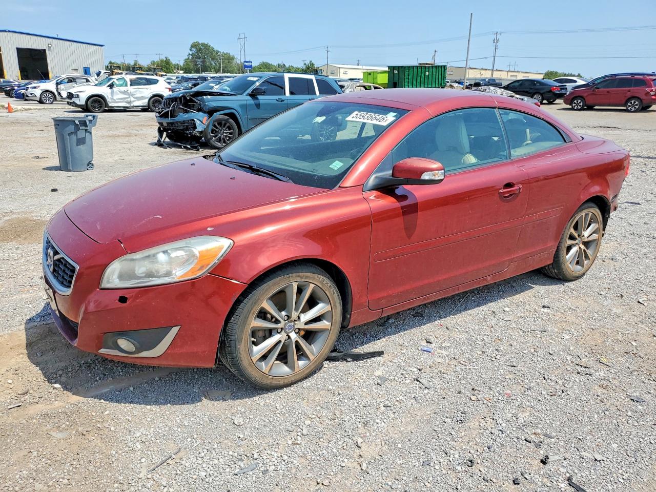 2013 Volvo C70 T5, VIN YV1672MC9DJ141391 — Rear end