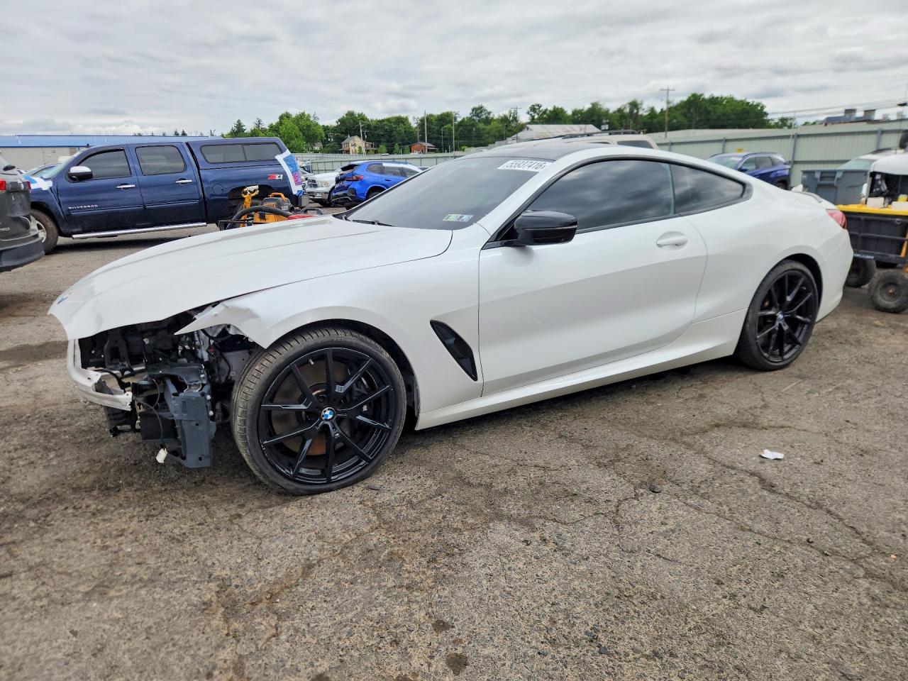 2024 BMW 8 Series M850i xDrive, VIN WBABC4C03RCR37470 — Front end