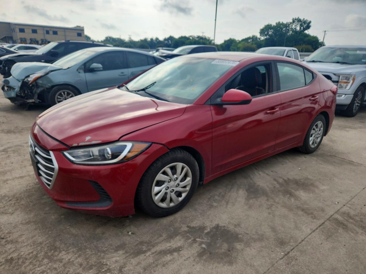 2017 Hyundai Elantra SE, VIN KMHD74LF5HU391554 — Stripped